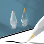 2 in 1 6.0 Messing Nadel + 7.0 Messing Feder Kurze Nadel Stylus Pen Spitzen Set für Apple Pencil 1 / 2, 6.0 + 7.0