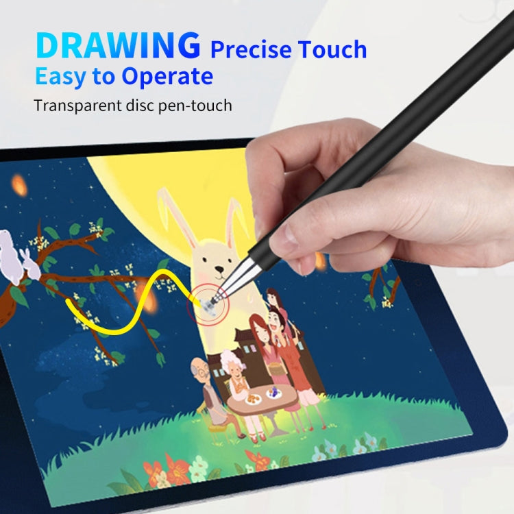 JD01 Universal magnetische Stiftkappe + Disc + Ersatzstiftkopf Stylus Pen für Smart Tablets und Mobiltelefone