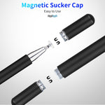 JD01 Universal magnetische Stiftkappe + Disc + Ersatzstiftkopf Stylus Pen für Smart Tablets und Mobiltelefone