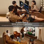 Original Xiaomi WLAN Router 10 Gigabit Tri-Band Wireless Mesh Netzwerk Spielebeschleuniger Repeater, US-Stecker, 10 Gigabit