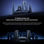 Original Xiaomi WLAN Router 10 Gigabit Tri-Band Wireless Mesh Netzwerk Spielebeschleuniger Repeater, US-Stecker, 10 Gigabit