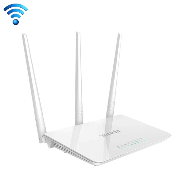 Tenda F3 Wireless 2.4GHz 300Mbps WLAN Router mit 3*5dBi externen Antennen, F3