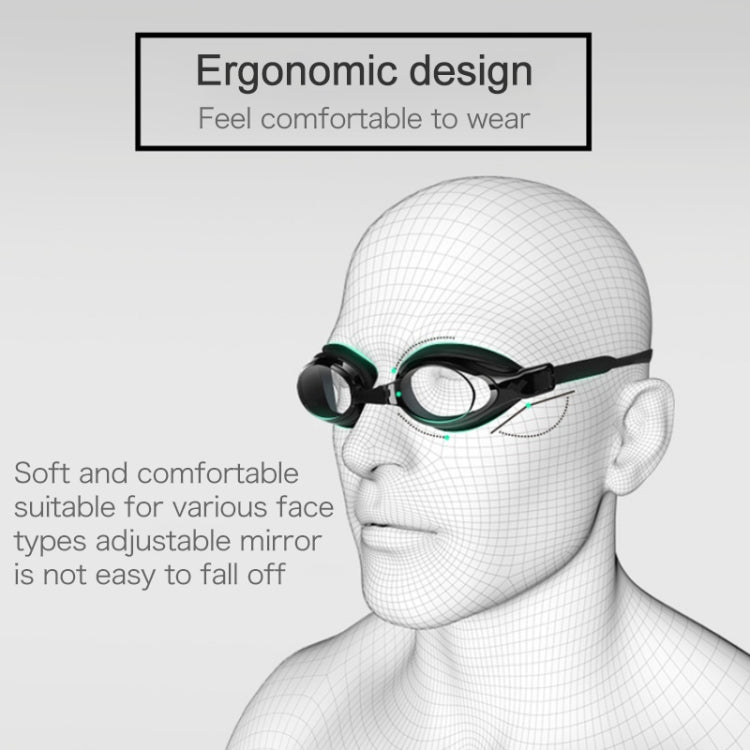 Hochauflösende Wasserdichte Nebelfreie Schwimmbrille mit Schwimmkappe, Schwimmbrille mit Kappe (Schwarz), Schwimmbrille mit Kappe (Pink), Schwimmbrille mit Kappe (Blau)