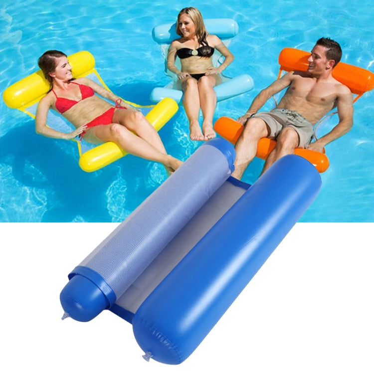Faltbare Doppelzweck Rückenlehnen Schwimmnetz Hängematte, Größe: 130x73cm, Größe: 130x73cm (Saphirblau)