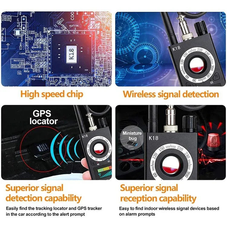 K18 Anti-Schleich-GPS-Detektor, drahtloser Signaldetektor, K18