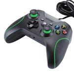 Kabelgebundener USB-Gamecontroller für XBOX ONE Konsole / PC / Laptop, Kabellänge: ca. 2,1 m, HSY-008 (Schwarz)