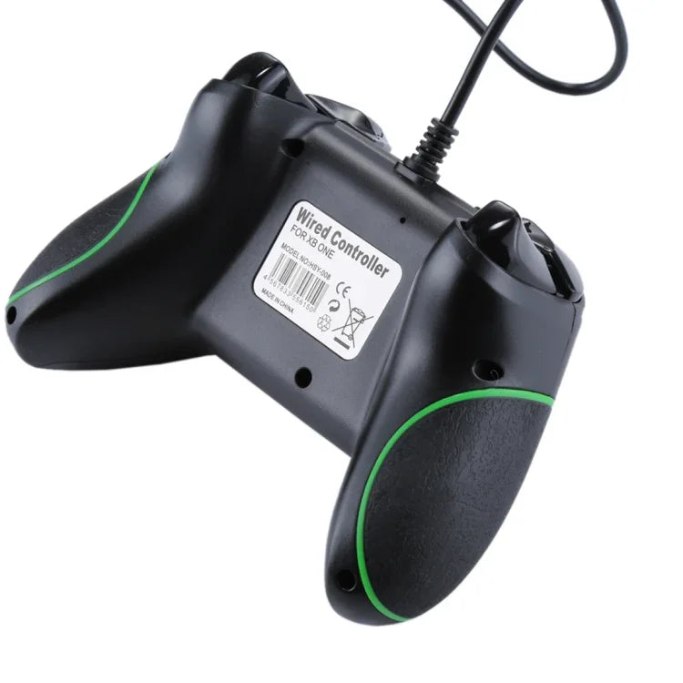 Kabelgebundener USB-Gamecontroller für XBOX ONE Konsole / PC / Laptop, Kabellänge: ca. 2,1 m, HSY-008 (Schwarz)