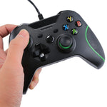 Kabelgebundener USB-Gamecontroller für XBOX ONE Konsole / PC / Laptop, Kabellänge: ca. 2,1 m, HSY-008 (Schwarz)