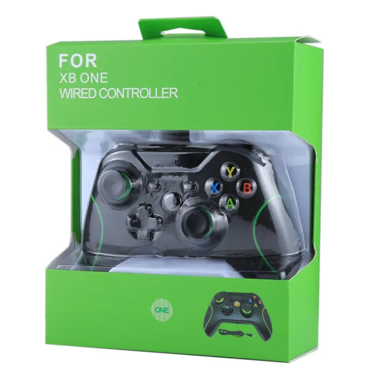 Kabelgebundener USB-Gamecontroller für XBOX ONE Konsole / PC / Laptop, Kabellänge: ca. 2,1 m, HSY-008 (Schwarz)