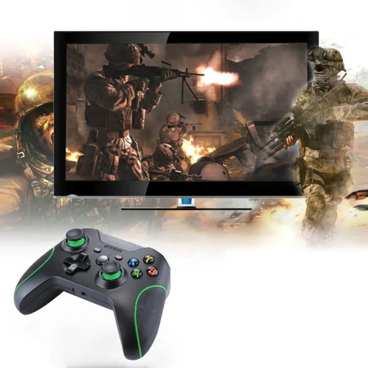 Kabelgebundener USB-Gamecontroller für XBOX ONE Konsole / PC / Laptop, Kabellänge: ca. 2,1 m, HSY-008 (Schwarz)