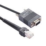 2m RS232-zu-RJ45 Scanner-Serielles Datenkabel für Symbol LS2208, RS232 zu RJ45