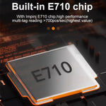 UHF-RFID-Lesegerät mit großer Reichweite, 9 dBi, integrierter E710-Chip, Ausführung: Integriertes Heizmodul mit konstanter Temperatur