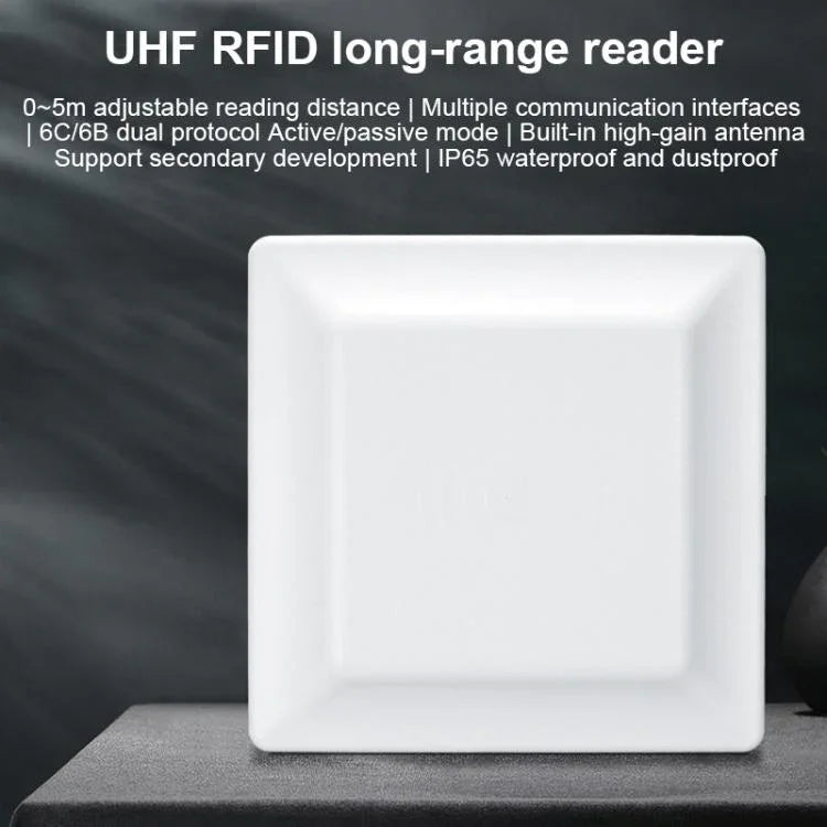 UHF-RFID-Lesegerät mit mittlerer Reichweite, Identifikationsreichweite 0–5 m, Ausführung: Mit WLAN-Kommunikation