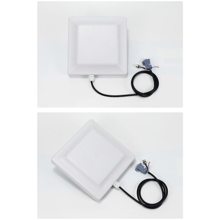 UHF-RFID-Lesegerät/Schreiber mit 7-dBi-Antenne und integriertem Lesegerät, Ausführung: RS232-Anschluss