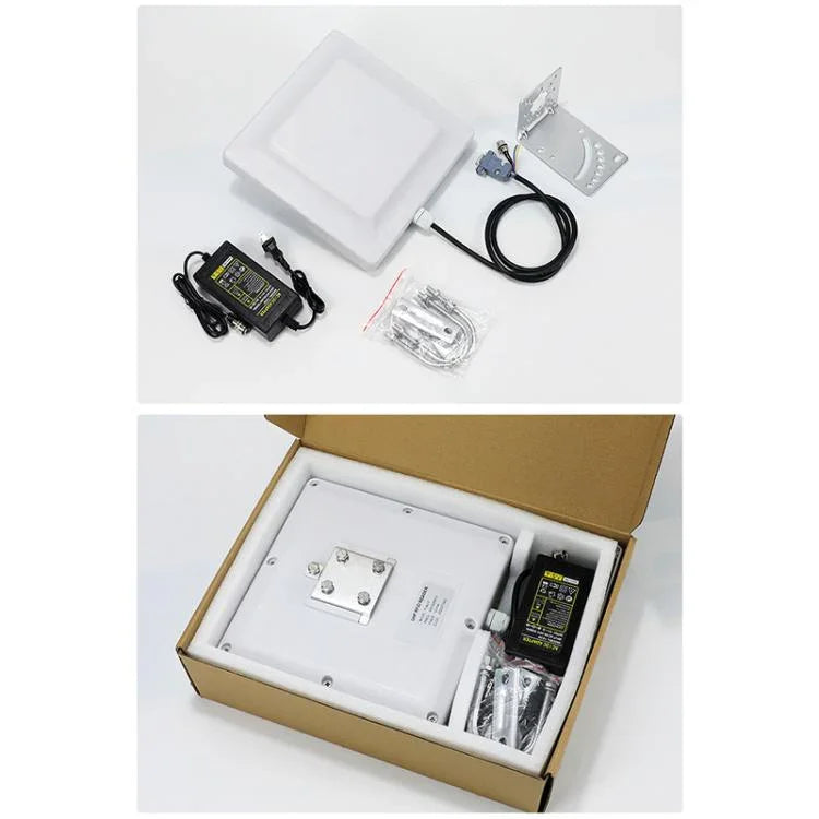 UHF-RFID-Lesegerät/Schreiber mit integrierter 7-dBi-Antenne, Anschlussart: USB-Virtual-Port