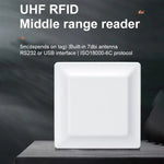 UHF-RFID-Lesegerät/Schreiber mit integrierter 7-dBi-Antenne, Anschlussart: USB-Virtual-Port