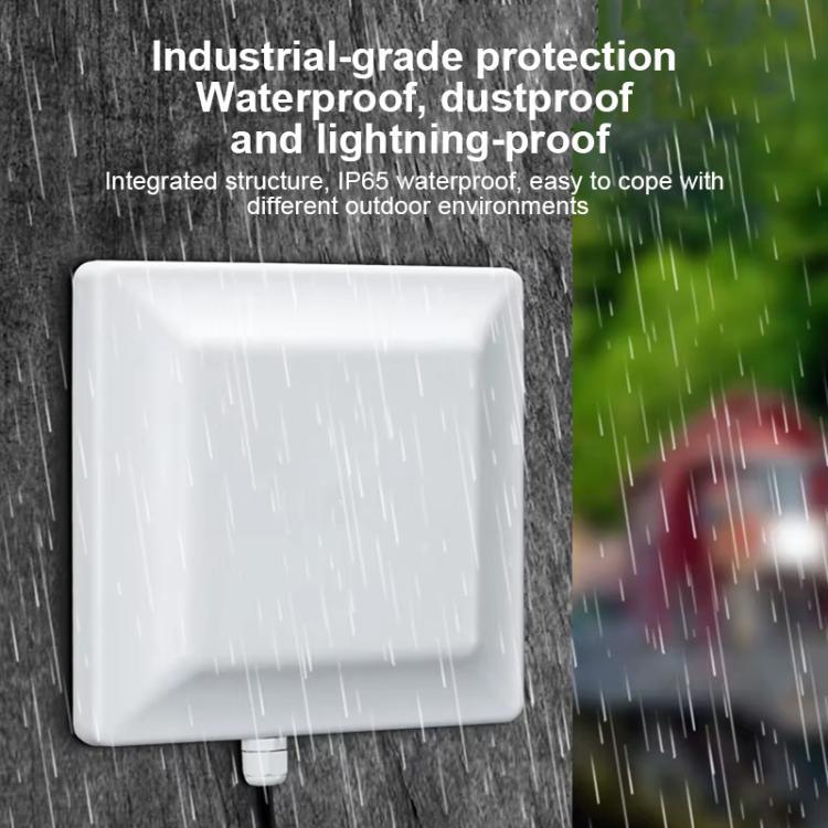 UHF-RFID-Lesegerät/Schreiber mit integrierter 7-dBi-Antenne, Anschlussart: USB-Virtual-Port