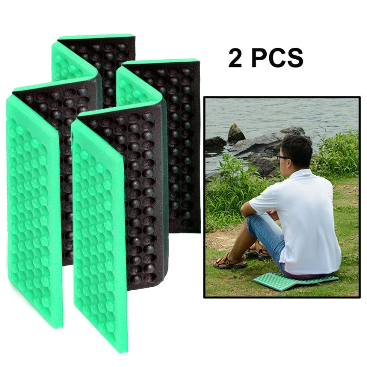 2 Stück tragbare faltbare Massagekissen für Mobiltelefone, Outdoor-Feuchtigkeitsschutz-Picknick-Sitzmatten EVA-Polster, 2 Stück (Orange), 2 Stück (Blau), 2 Stück (Lila), 2 Stück (Rot), 2 Stück (Dunkelgrün), 2 Stück (Grasgrün)
