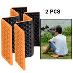 2 Stück tragbare faltbare Massagekissen für Mobiltelefone, Outdoor-Feuchtigkeitsschutz-Picknick-Sitzmatten EVA-Polster, 2 Stück (Orange), 2 Stück (Blau), 2 Stück (Lila), 2 Stück (Rot), 2 Stück (Dunkelgrün), 2 Stück (Grasgrün)