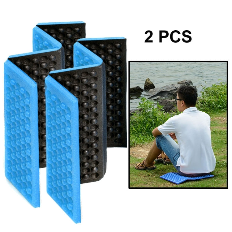 2 Stück tragbare faltbare Massagekissen für Mobiltelefone, Outdoor-Feuchtigkeitsschutz-Picknick-Sitzmatten EVA-Polster, 2 Stück (Orange), 2 Stück (Blau), 2 Stück (Lila), 2 Stück (Rot), 2 Stück (Dunkelgrün), 2 Stück (Grasgrün)
