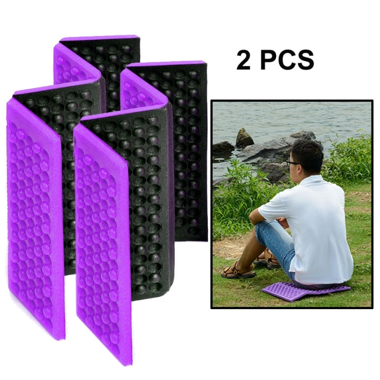 2 Stück tragbare faltbare Massagekissen für Mobiltelefone, Outdoor-Feuchtigkeitsschutz-Picknick-Sitzmatten EVA-Polster, 2 Stück (Orange), 2 Stück (Blau), 2 Stück (Lila), 2 Stück (Rot), 2 Stück (Dunkelgrün), 2 Stück (Grasgrün)