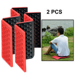 2 Stück tragbare faltbare Massagekissen für Mobiltelefone, Outdoor-Feuchtigkeitsschutz-Picknick-Sitzmatten EVA-Polster, 2 Stück (Orange), 2 Stück (Blau), 2 Stück (Lila), 2 Stück (Rot), 2 Stück (Dunkelgrün), 2 Stück (Grasgrün)