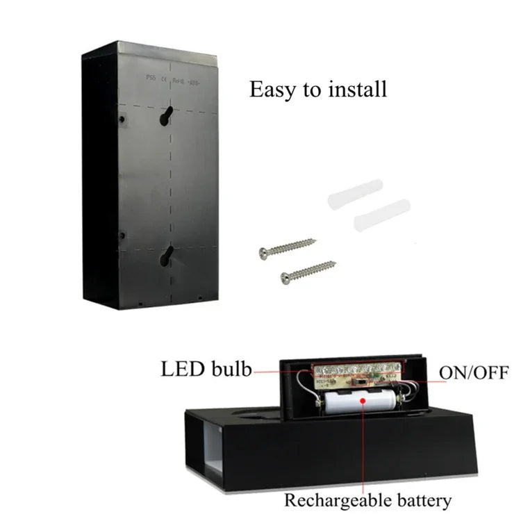 0,36 W solarbetriebene Wandhalterung mit 6 LEDs, leuchtendes Türschild, Hausnummer, Verandaleuchten mit Solarpanel (1), -1,0, -2,0, -3,0, -4,0, -5,0, -6,0, -7,0, -8,0, -9,0, 0,0
