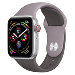 Zweifarbiges Silikon-Uhrenarmband für Apple Watch Series 3, 2 und 1 (38 mm) (Weiß + Rot)