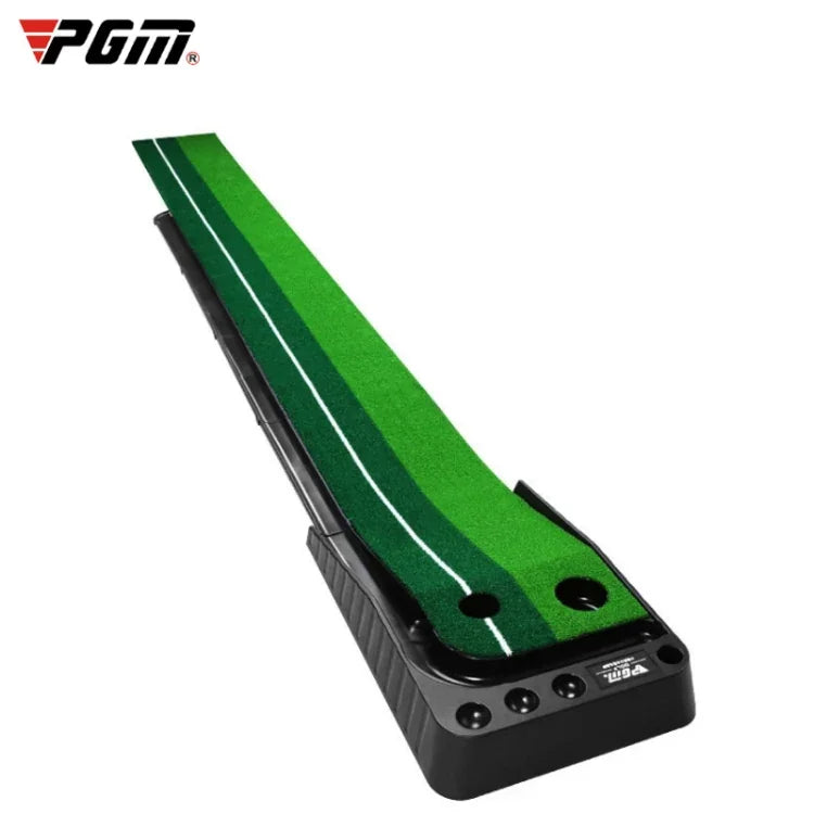 PGM 3m Golf Indoor Swing Grip Putting Trainer Übungsmatte mit automatischem Ballrücklauf, 3m