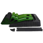 PGM 3m Golf Indoor Swing Grip Putting Trainer Übungsmatte mit automatischem Ballrücklauf, 3m