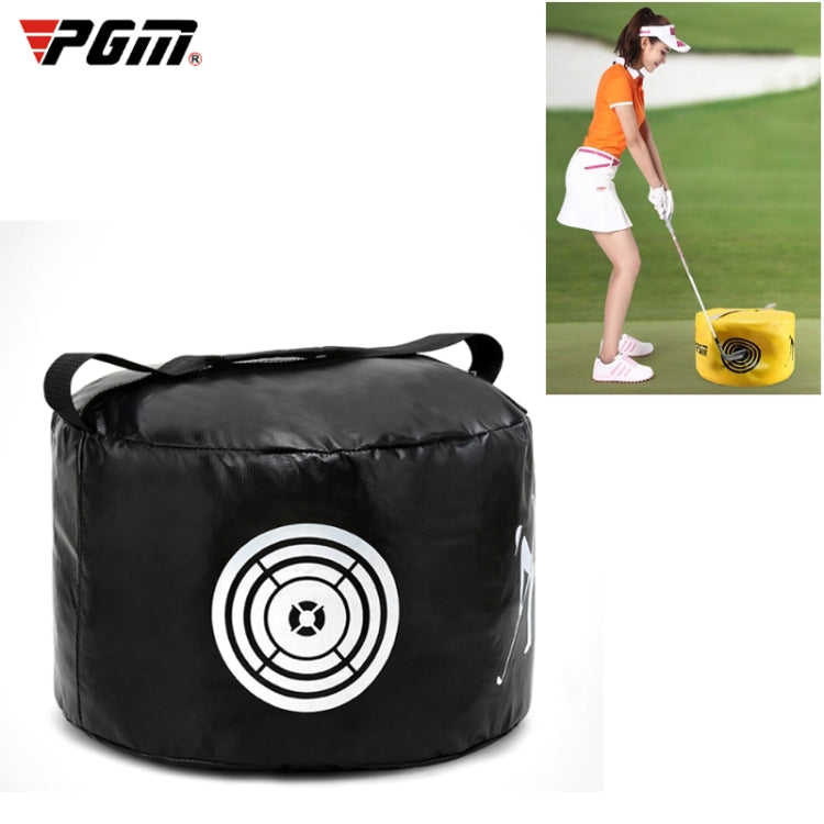 PGM Multifunktionaler Golf Power Impact wasserdichter Übungs-Trainings-Schlagtasche Trainer Übungspaket, Größe: 26 x 44cm, HL002 Schwarz, HL002 Gelb