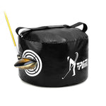 PGM Multifunktionaler Golf Power Impact wasserdichter Übungs-Trainings-Schlagtasche Trainer Übungspaket, Größe: 26 x 44cm, HL002 Schwarz, HL002 Gelb