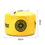 PGM Multifunktionaler Golf Power Impact wasserdichter Übungs-Trainings-Schlagtasche Trainer Übungspaket, Größe: 26 x 44cm, HL002 Schwarz, HL002 Gelb