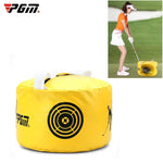 PGM Multifunktionaler Golf Power Impact wasserdichter Übungs-Trainings-Schlagtasche Trainer Übungspaket, Größe: 26 x 44cm, HL002 Schwarz, HL002 Gelb