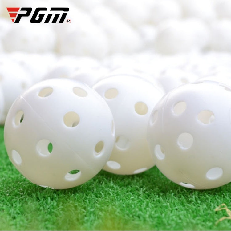 PGM 10 Stück Golf Indoor Übung Hohlball, 10 Stück Hohlball Weiß, 10 Stück Hohlball Gelb