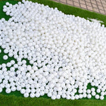 PGM 10 Stück Golf Indoor Übung Hohlball, 10 Stück Hohlball Weiß, 10 Stück Hohlball Gelb