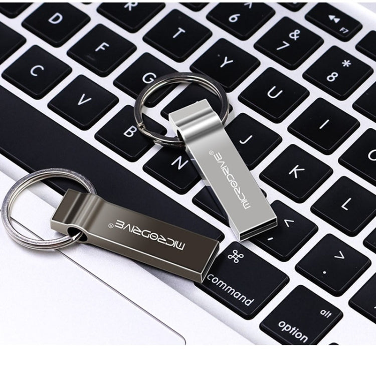 MicroDrive 4GB USB 2.0 Metall Schlüsselanhänger U-Disk, 4GB