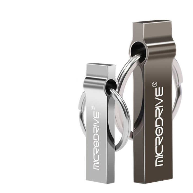 MicroDrive 4GB USB 2.0 Metall Schlüsselanhänger U-Disk, 4GB