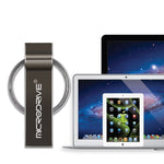 MicroDrive 4GB USB 2.0 Metall Schlüsselanhänger U-Disk, 4GB