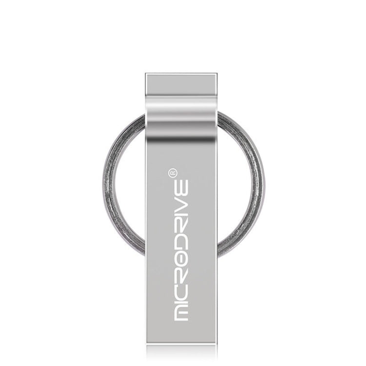 MicroDrive 4GB USB 2.0 Metall Schlüsselanhänger U-Disk, 4GB
