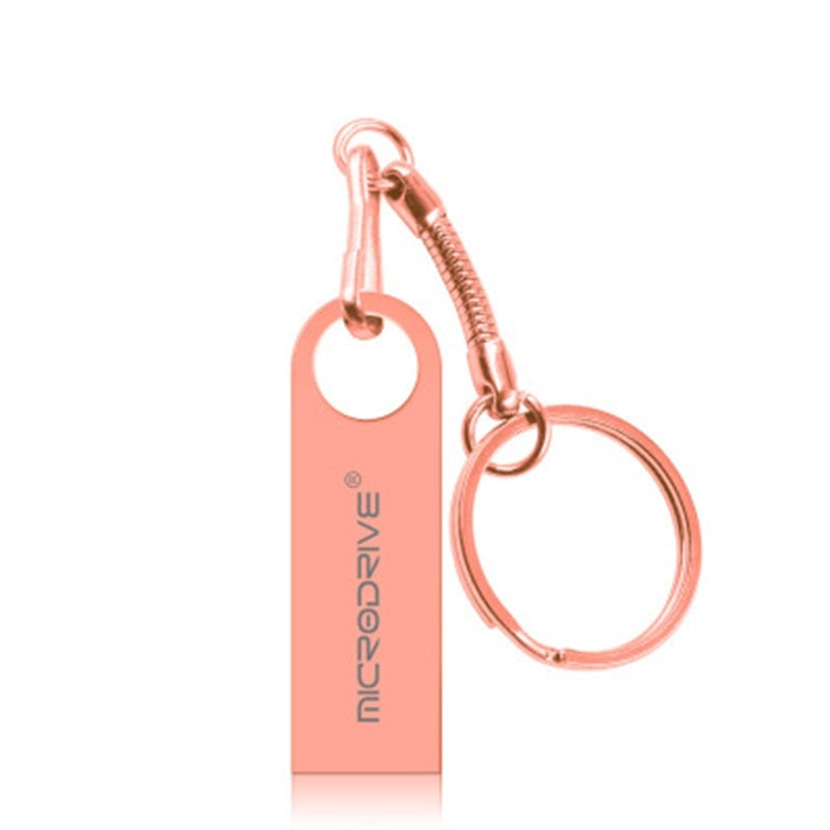 MicroDrive 16GB USB 2.0 Metall Wasserdicht Hochgeschwindigkeits U-Disk (Grau), 16GB