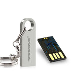 MicroDrive 16GB USB 2.0 Metall Wasserdicht Hochgeschwindigkeits U-Disk (Grau), 16GB