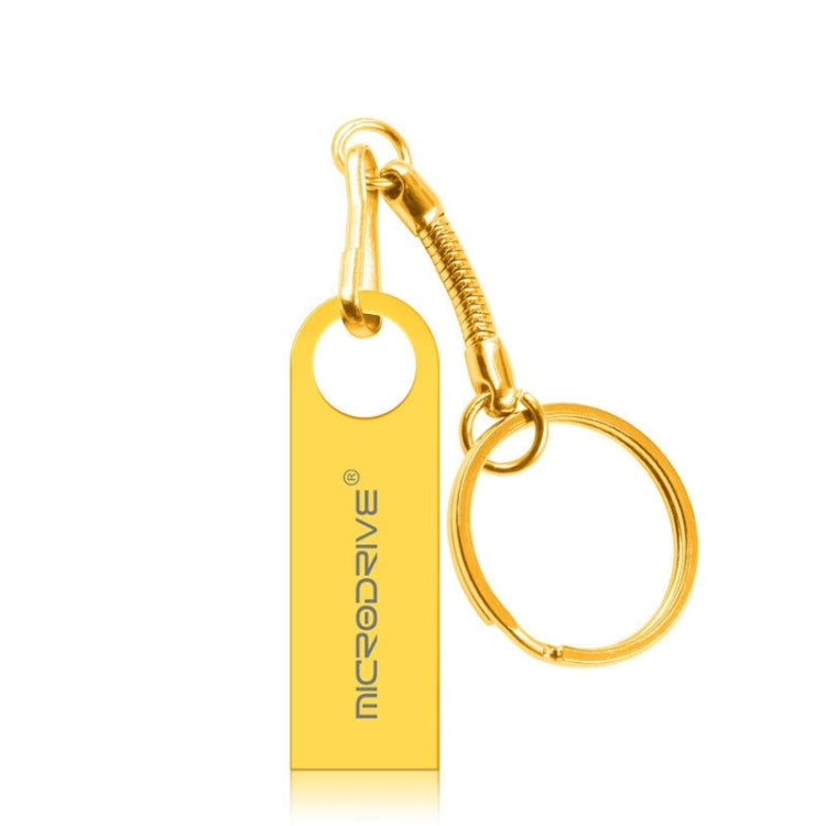 MicroDrive 16GB USB 2.0 Metall Wasserdicht Hochgeschwindigkeits U-Disk (Grau), 16GB