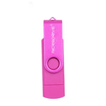 MicroDrive 32GB USB 2.0 Mobiler Computer Dual-Nutzung Drehbarer OTG Metall U-Disk, 32GB