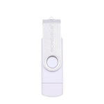 MicroDrive 32GB USB 2.0 Mobiler Computer Dual-Nutzung Drehbarer OTG Metall U-Disk, 32GB