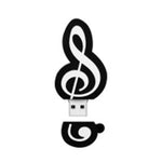 MicroDrive 16GB USB 2.0 Musiknoten USB-Stick, 16GB