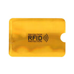 100 Stück Aluminiumfolie RFID-blockierende Kreditkarten-ID-Bankkartenhülle, Größe: 9 x 6,3 cm