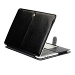 Crazy Horse Struktur Horizontale Flip Leder PU Hülle für MacBook Pro 13,3 Zoll A1989 (2018), MacBook Pro 13,3 Zoll A1989 (2018)
