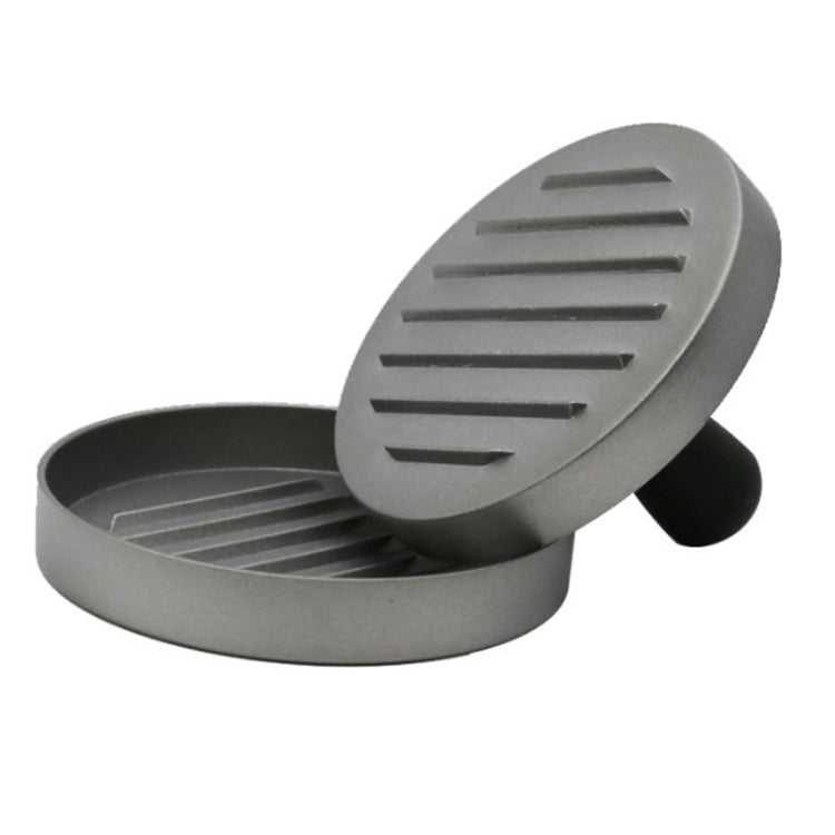 Haushalts-Aluminiumlegierung in Lebensmittelqualität Küchen-Antihaftbeschichtung Druck-Fleischpastetchen-Kuchen-Hamburgerform mit 40 doppelseitigen Silikonpapieren, 1 schwarzem Griff