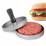 Haushalts-Aluminiumlegierung in Lebensmittelqualität Küchen-Antihaftbeschichtung Druck-Fleischpastetchen-Kuchen-Hamburgerform mit 40 doppelseitigen Silikonpapieren, 1 schwarzem Griff